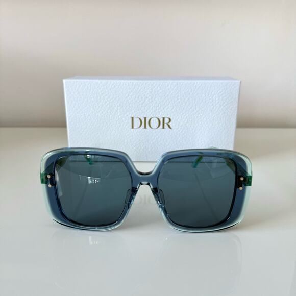 Dior Highlight S3F 30B0  Oversized Square Sunglasses Authentic Retail 480$ - Picture 2 of 11